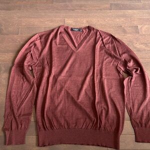 Zegna Cashseta V Neck Sweater size L/52